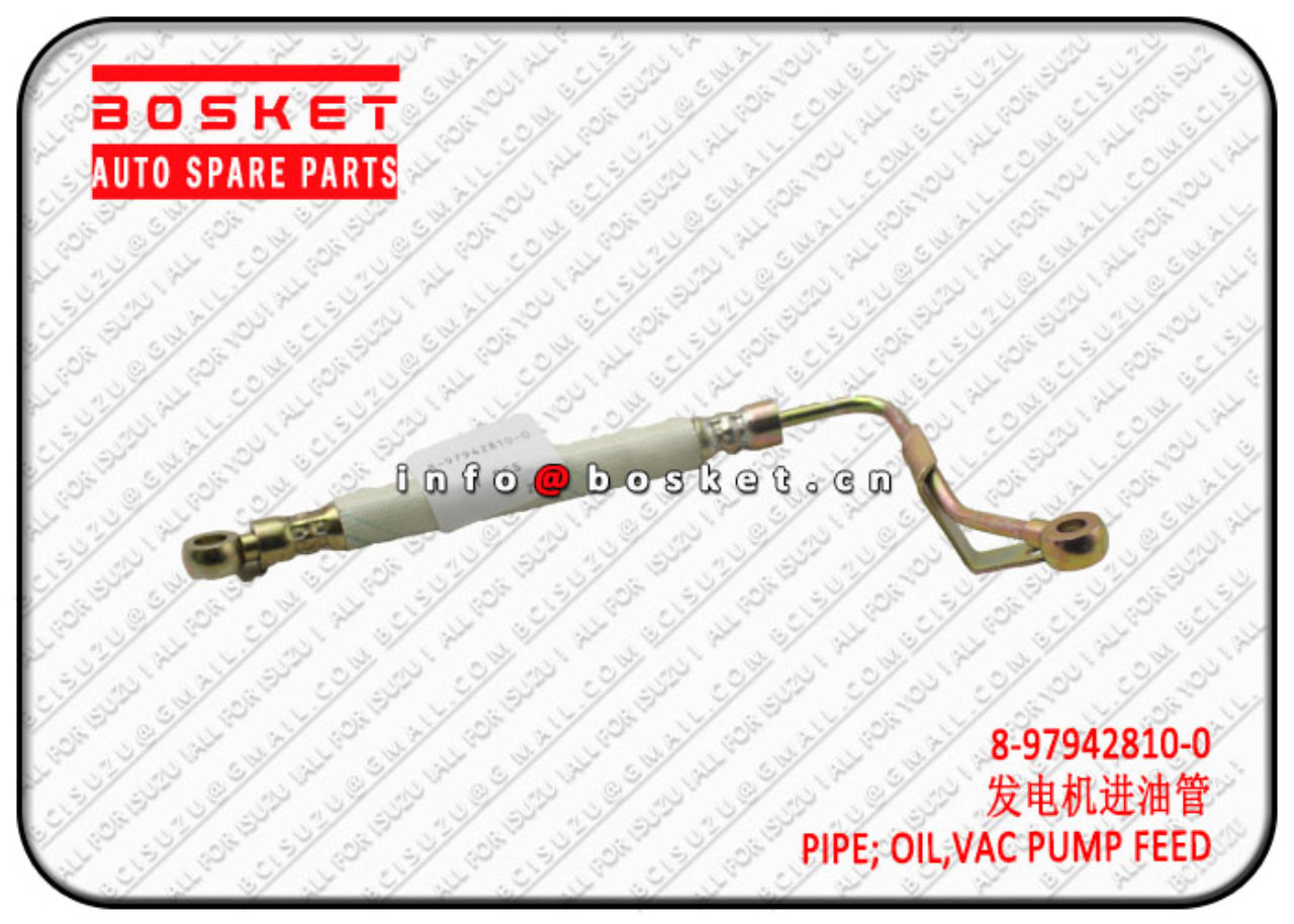 8979428100 8-97942810-0 Vacuum Pump Feed Oil Pipe Suitable for ISUZU D-MAX 4JH1