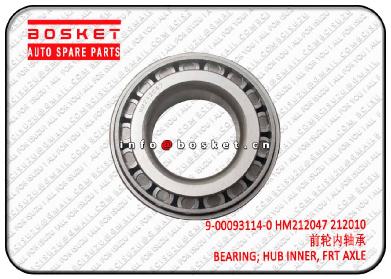 9-00093114-0 9000931140 HM212047 212010 Front Axle Hub Inner Bearing Suitable for ISUZU FTR