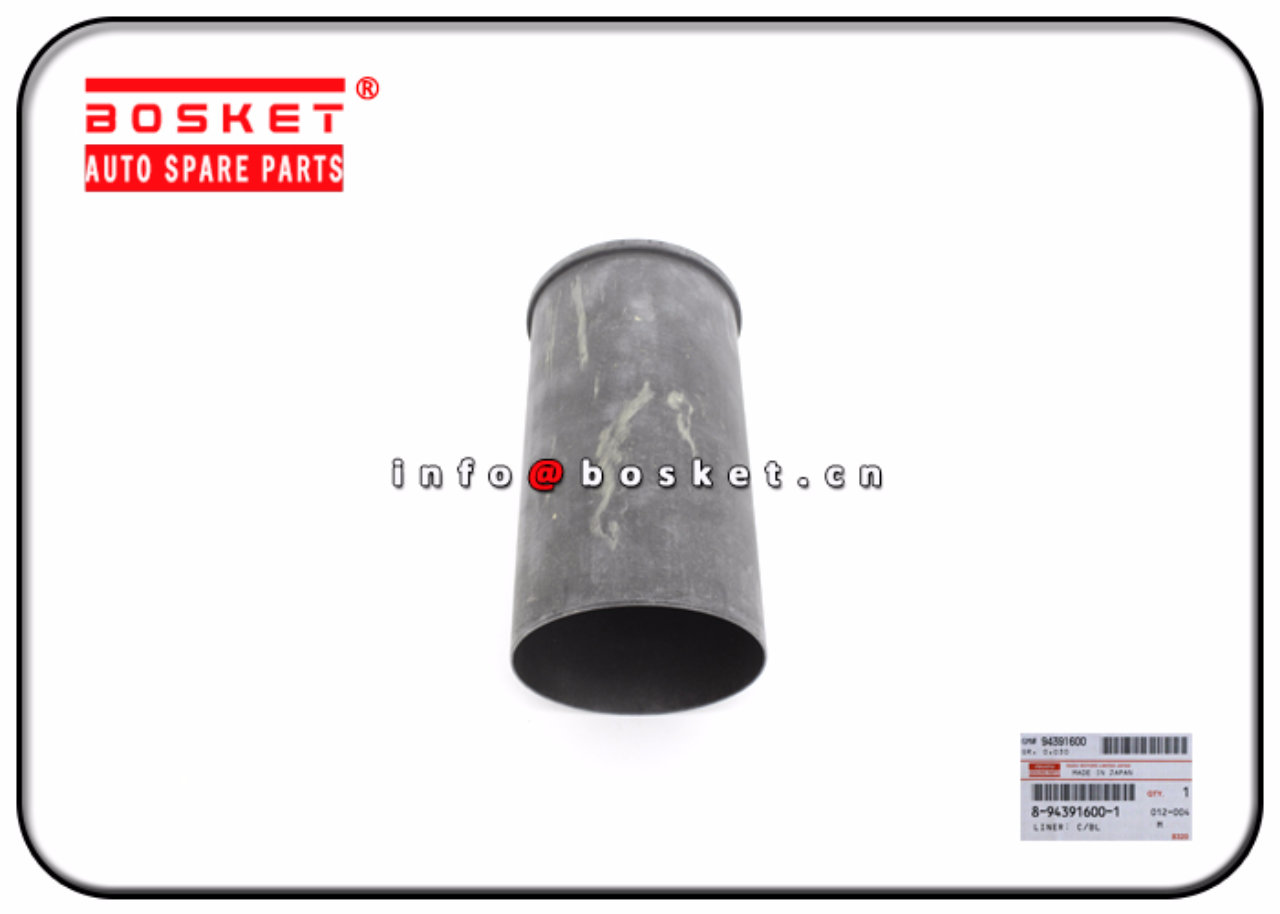 8-94391600-1 8943916001 Cylinder Block Liner Suitable for ISUZU 6HE1 FRR