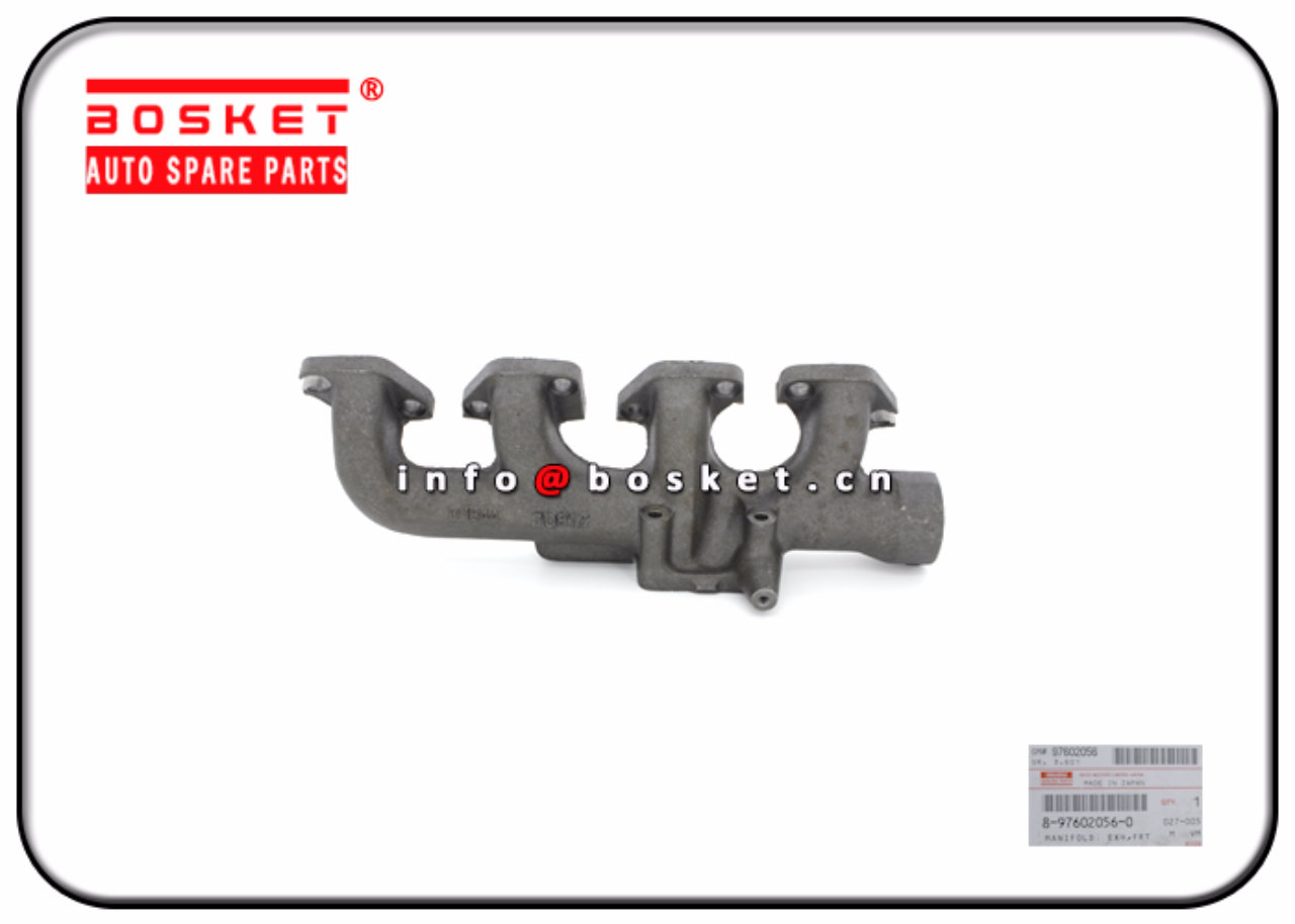 8-97602056-0 8976020560 Front Exhaust Manifold Suitable for ISUZU 6HE1 FRR FVR