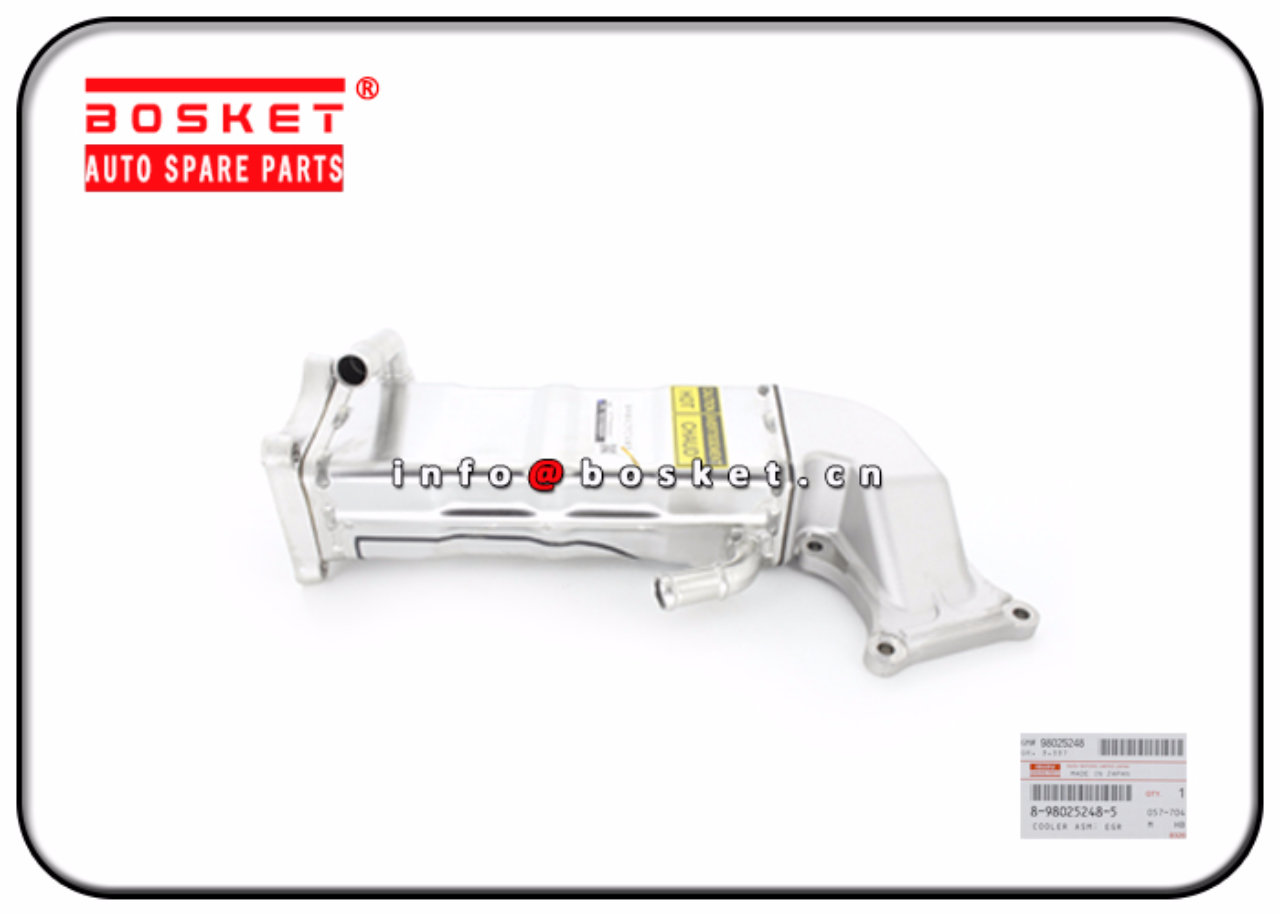 8-98025248-5 8980252485 Exhaust Gas Recirculation Cooler Assembly Suitable for ISUZU 4HK1 NPR75