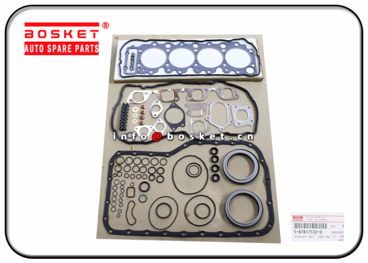 5-87817532-0 5-87815192-0 5878175320 5878151920 Engine Overhaul Gasket Set Suitable for ISUZU NPR 70