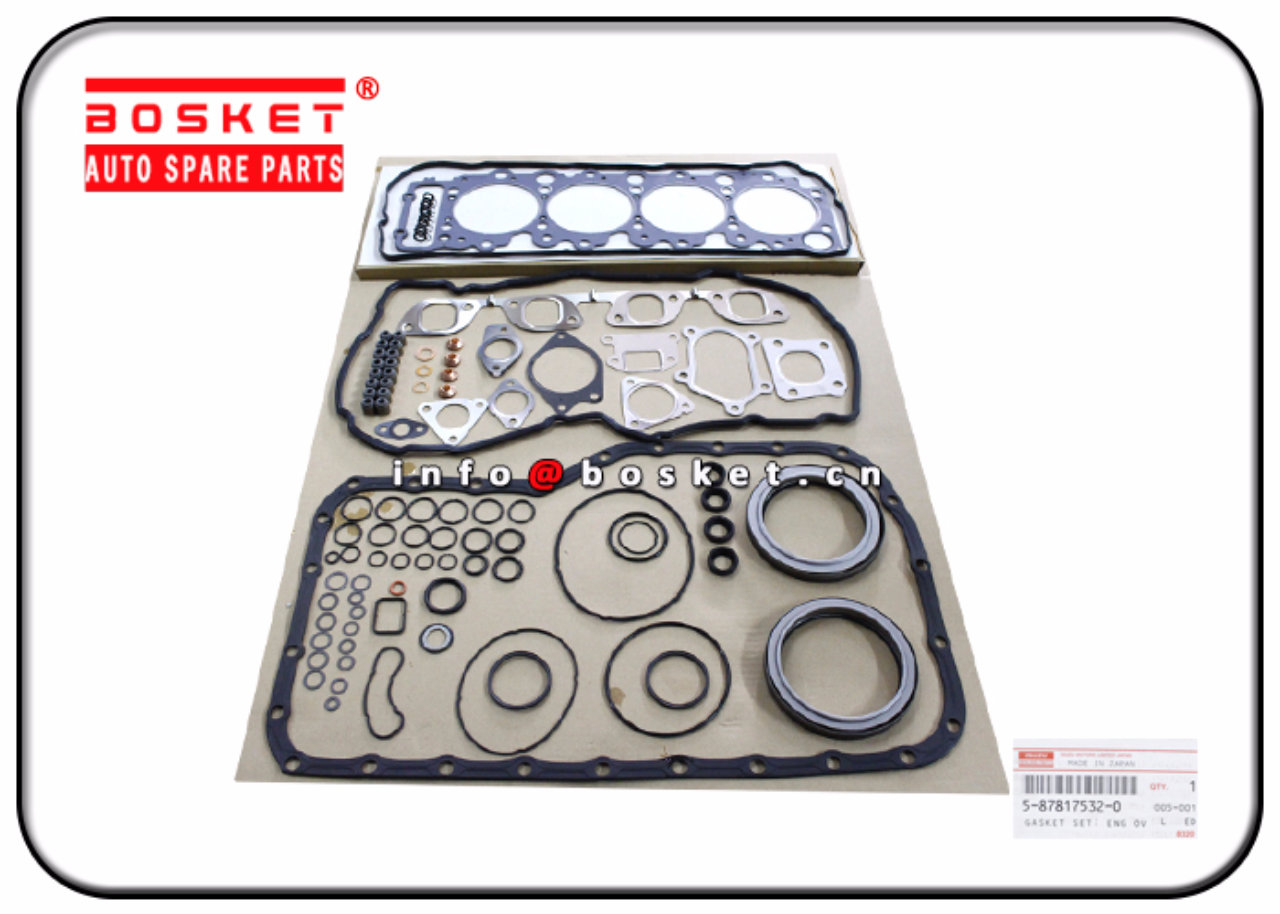 5-87817532-0 5-87815192-0 5878175320 5878151920 Engine Overhaul Gasket Set Suitable for ISUZU NPR 70