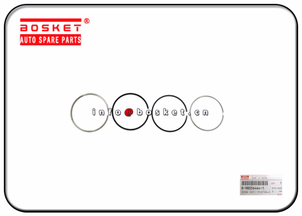 8-98056464-1 8-97611077-0 8980564641 8976110770 Standard Piston Ring Set Suitable for ISUZU CVR VC46