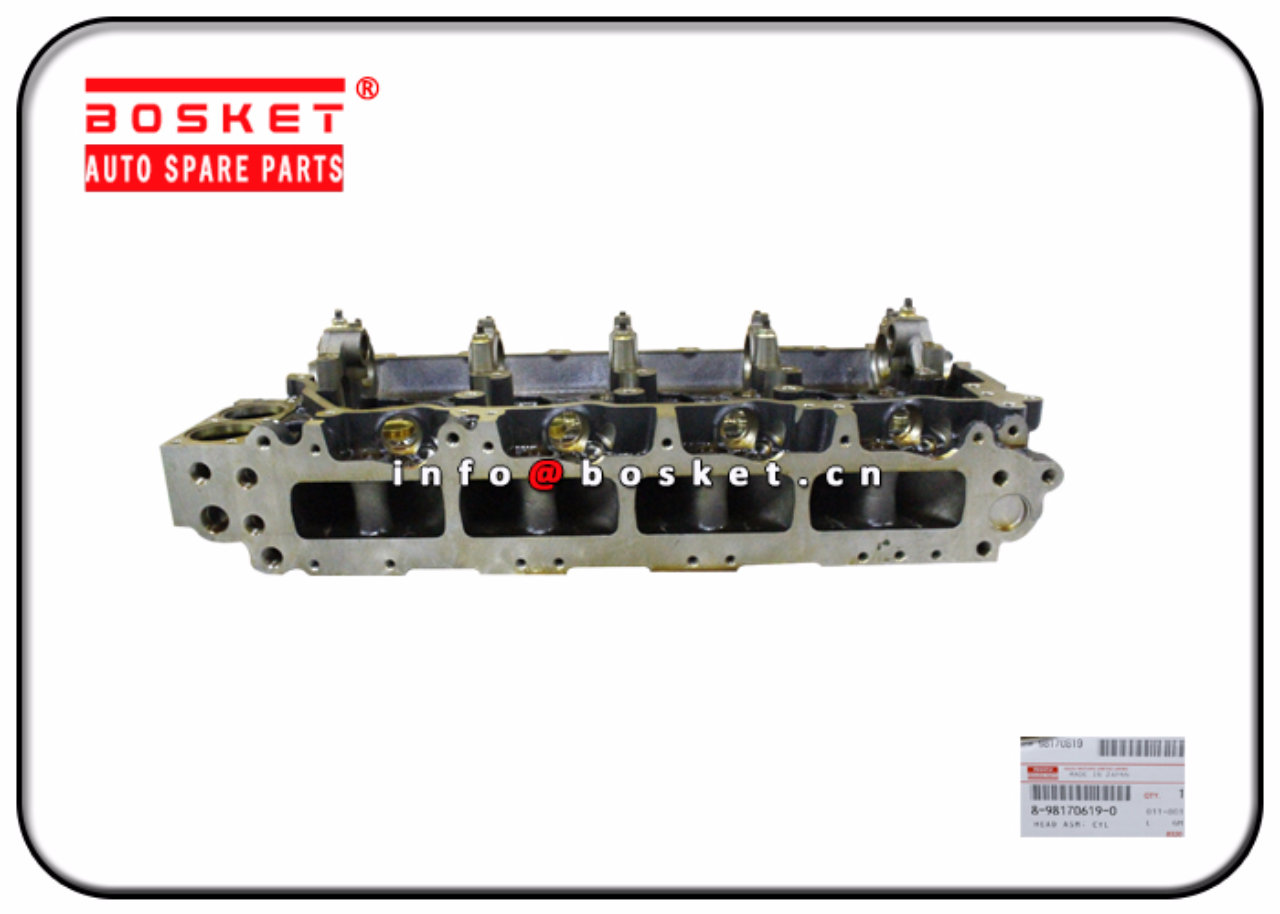 8-98170619-0 8981706190 Cylinder Head Assembly Suitable for ISUZU 4HK1-TC FRR