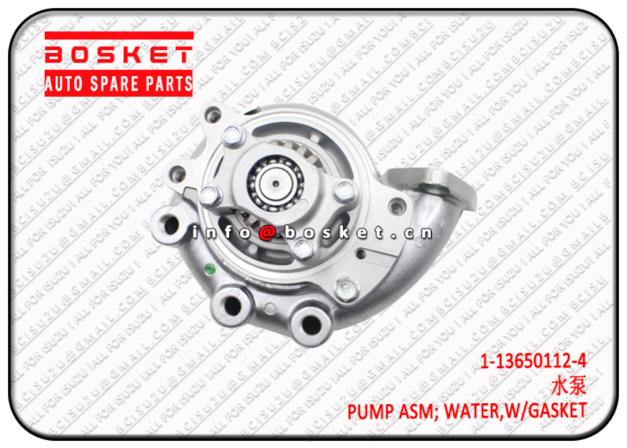 1136501124 1-13650112-4 1-87311001-0 With Gasket Water Pump Assembly Suitable for ISUZU TQA 6WG1