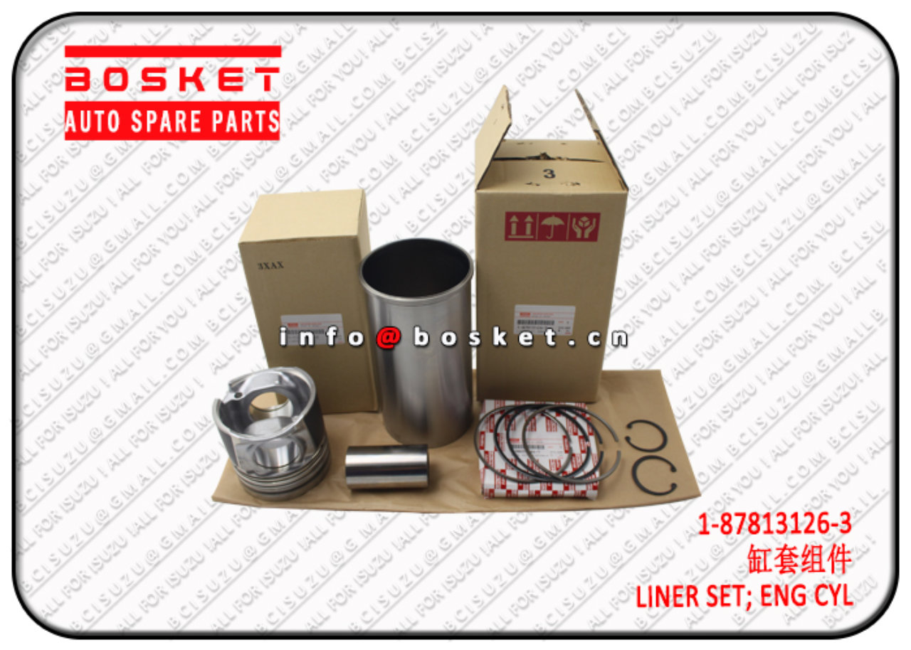 1878131263 1-87813126-3 Engine Cylinder Liner Set Suitable for ISUZU 6UZ1 LV