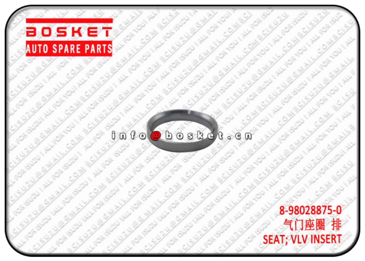 8980288750 8972165110 8-98028875-0 8-97216511-0 Valve Insert Seat Suitable for ISUZU FVR34 6HK1