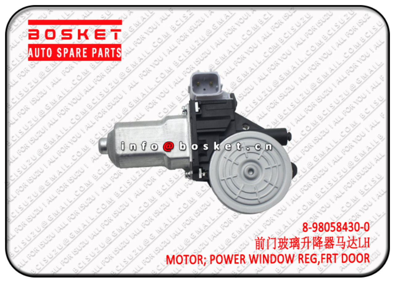 8980584300 8-98058430-0 Front Door Power Window Regulator Motor 