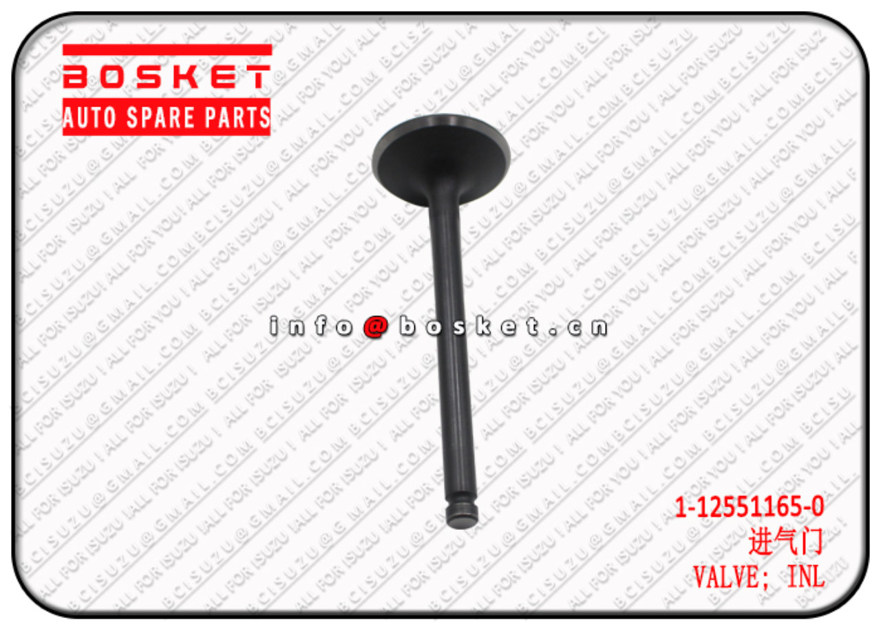 1125511650 1-12551165-0 Inlet Valve Suitable for ISUZU 6BG1 6BD1 4BD1 XD