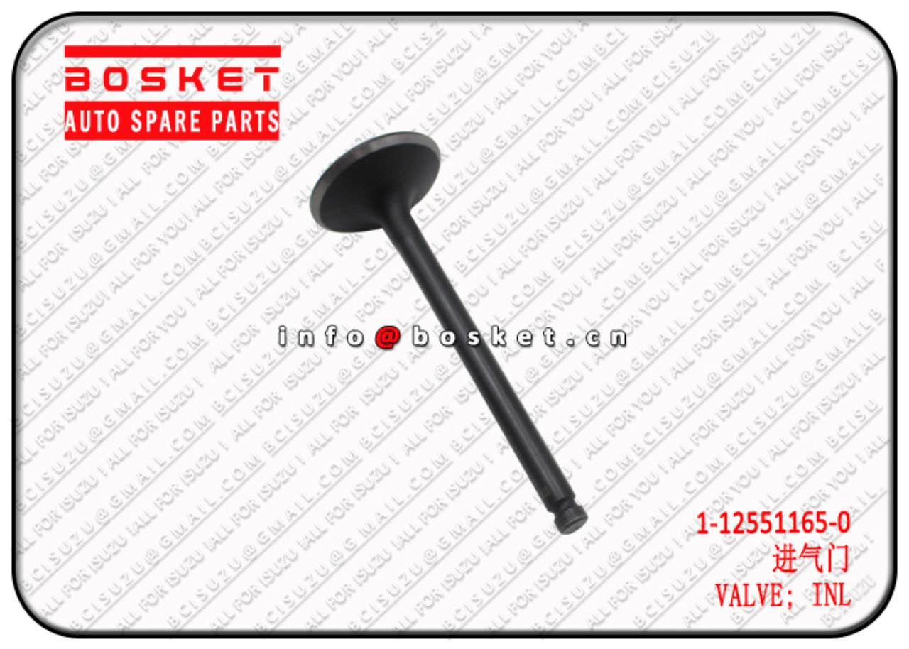 1125511650 1-12551165-0 Inlet Valve Suitable for ISUZU 6BG1 6BD1 4BD1 XD