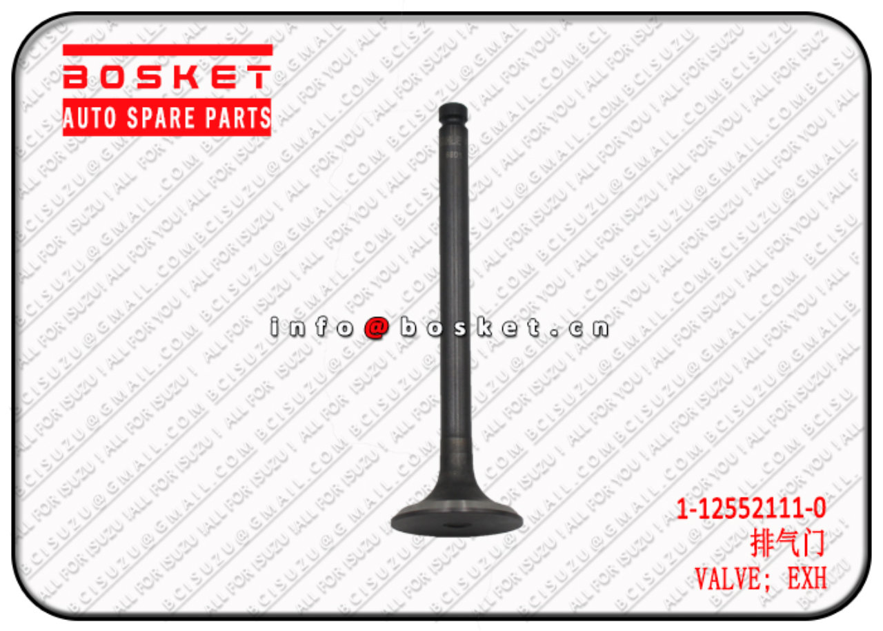 1125521110 1-12552111-0 Exhaust Valve Suitable for ISUZU 6BG1 6BD1 4BD1 XD