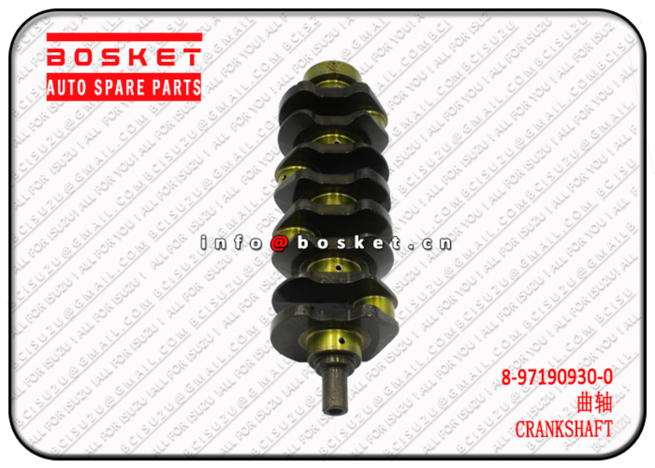 8971909300 8-97190930-0 Crankshaft Suitable for ISUZU 4JG2 NHR