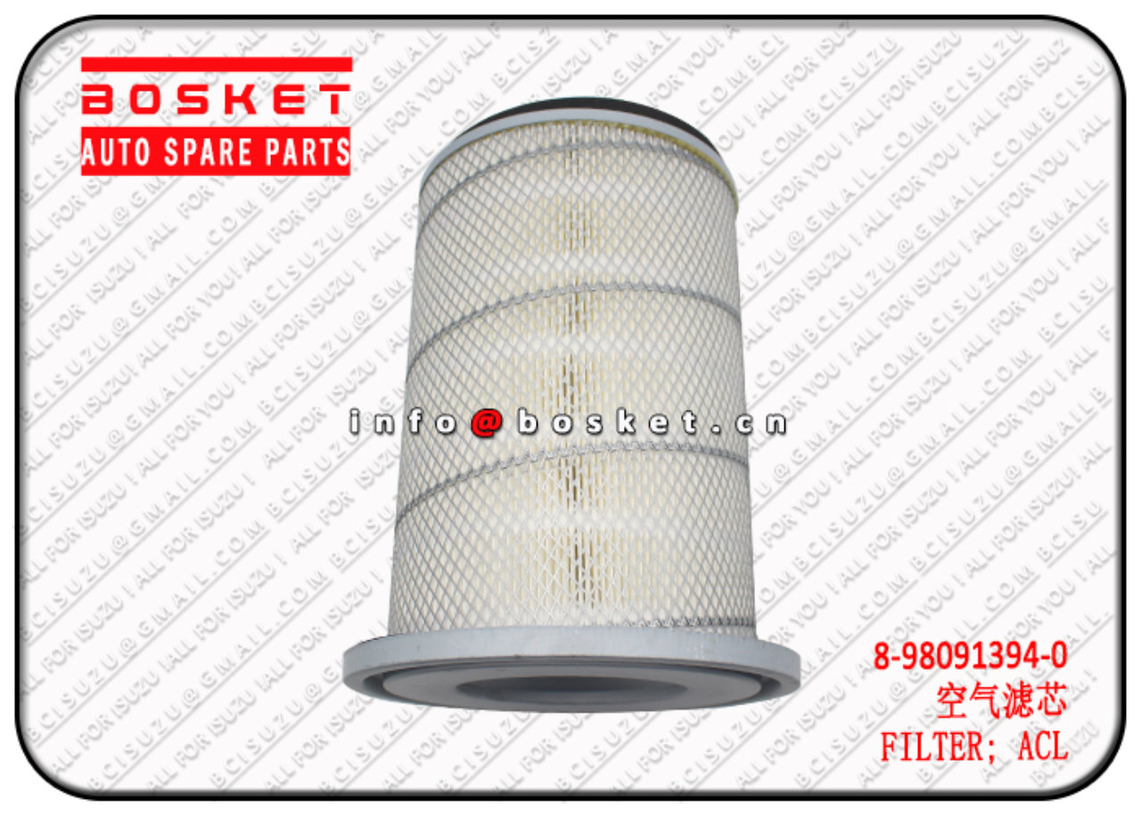 8980913940 5876100280 8-98091394-0 5-87610028-0 Air Cleaner Filter Suitable for ISUZU 4HE1 NPR 