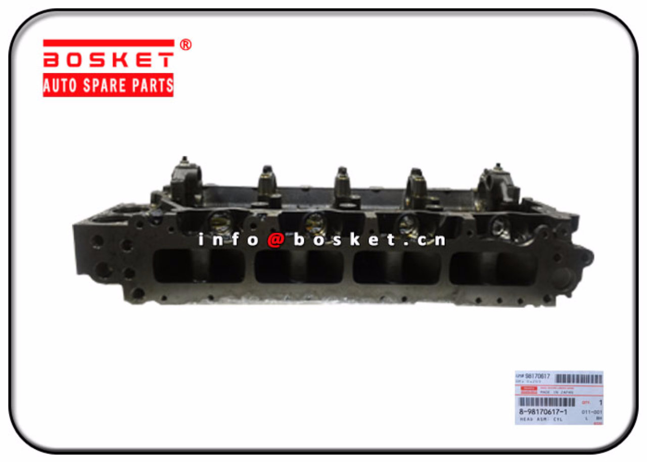 8-98170617-0 8981706170 Cylinder Head Assembly Suitable for ISUZU 4HK1 NPR NQR