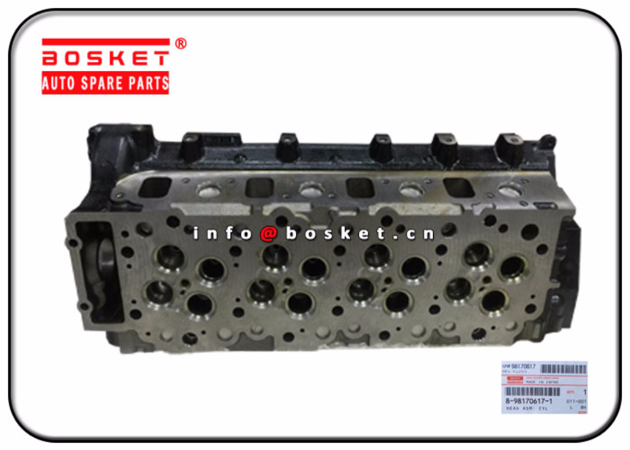 8-98170617-0 8981706170 Cylinder Head Assembly Suitable for ISUZU 4HK1 NPR NQR