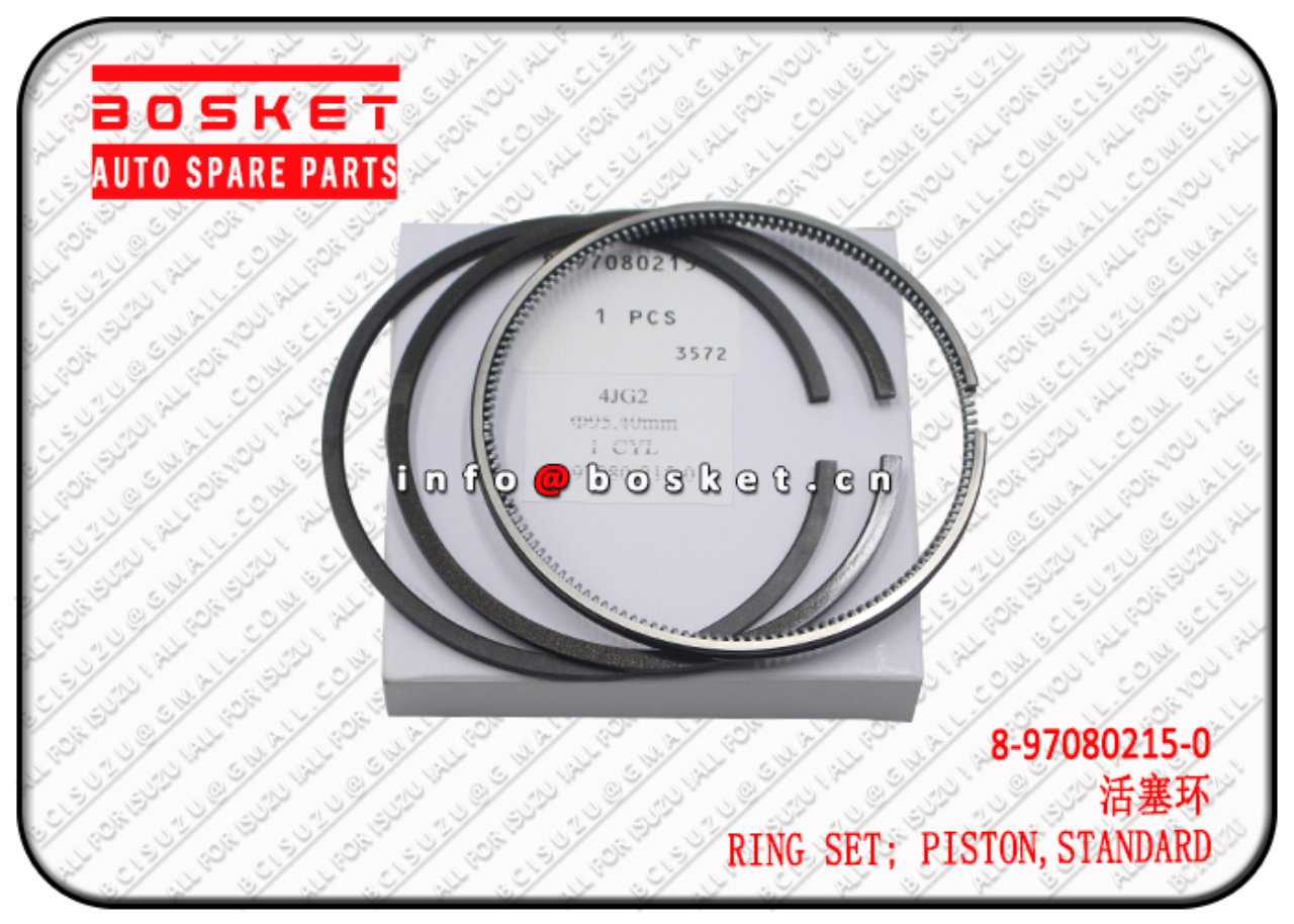 76 8970802150 8-97080215-0 8-97147984-0 STANDARD PISTON RING SET Suitable for ISUZU 4JG2