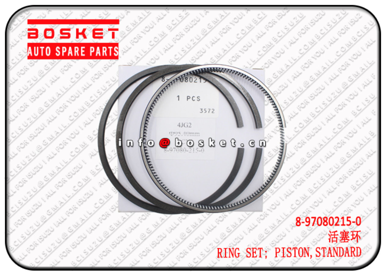 76 8970802150 8-97080215-0 8-97147984-0 STANDARD PISTON RING SET Suitable for ISUZU 4JG2