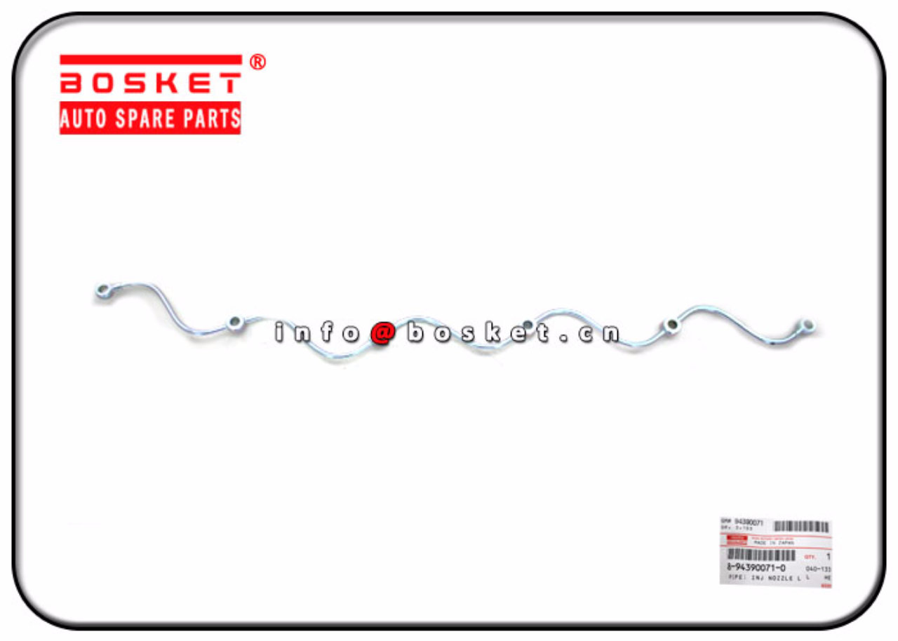 8-94390071-0 8943900710 Injection Nozzle Leak Off Pipe Suitable for ISUZU FSR FVR FTR