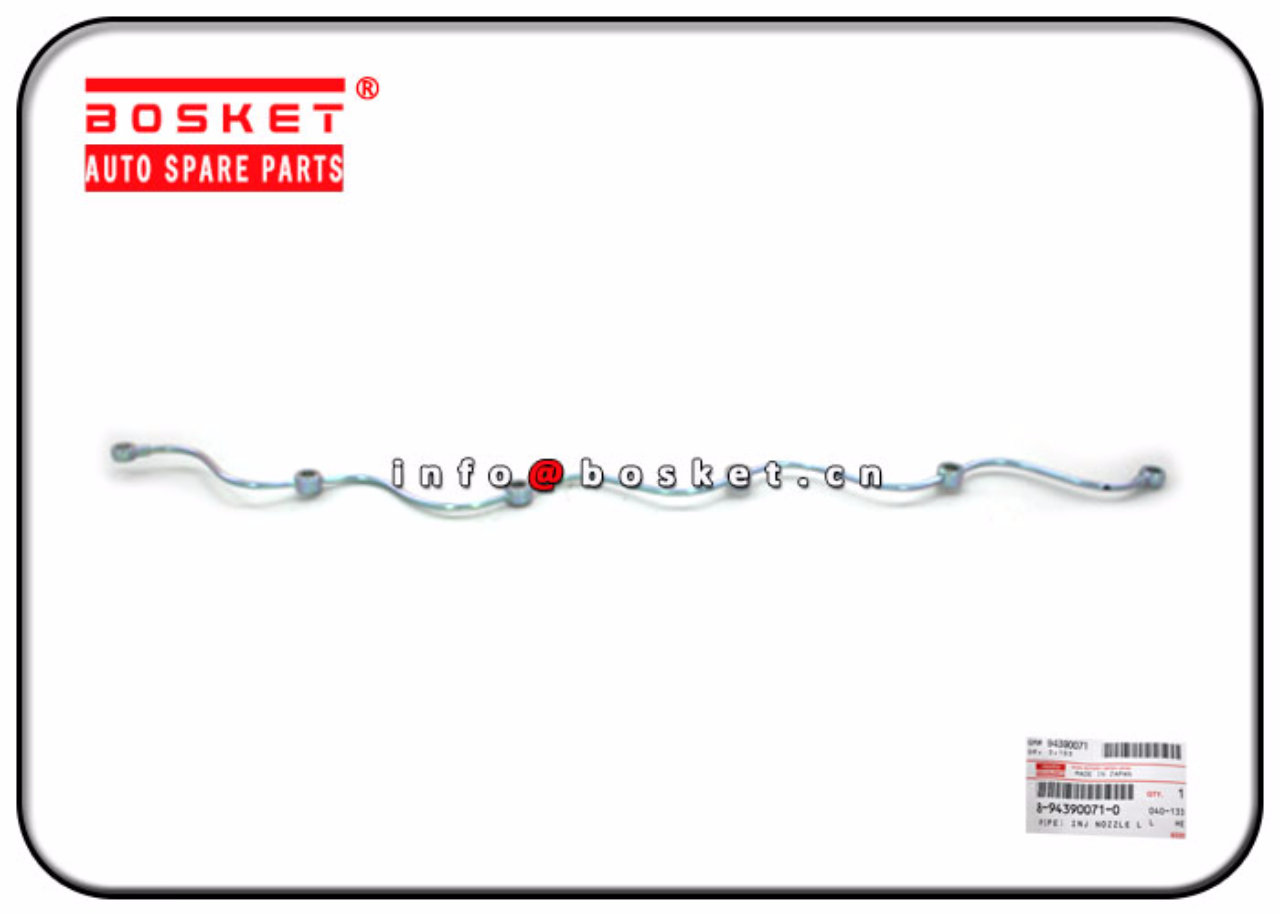 8-94390071-0 8943900710 Injection Nozzle Leak Off Pipe Suitable for ISUZU FSR FVR FTR