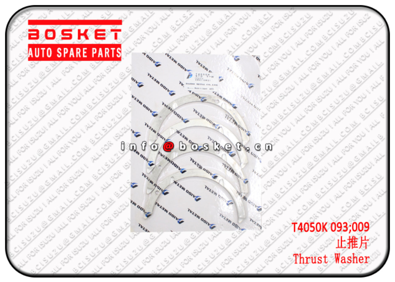 T4050K 093;009 CRANKSHAFT THRUST WASHER Suitable for ISUZU 6WA1-T 6WG1-T 6WF1-T