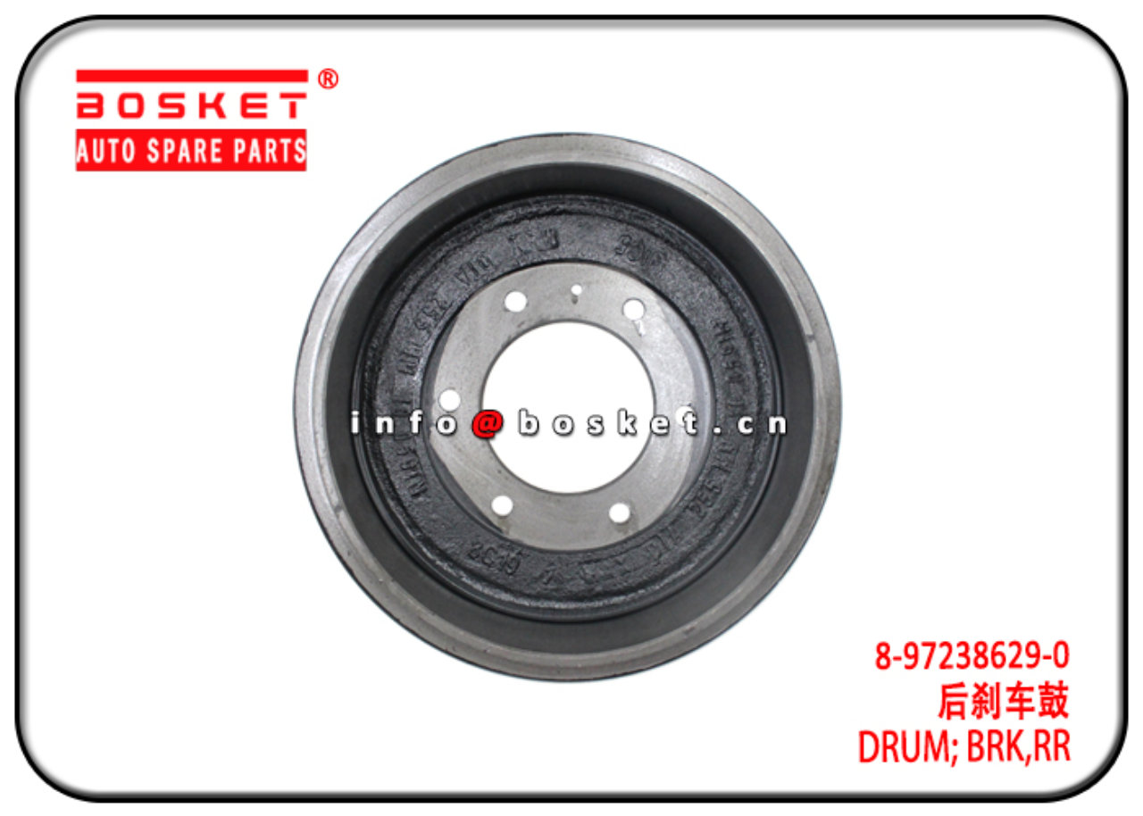 897238629 0 8-97238629-0 Rear Brake Drum Suitable for ISUZU DMAX 2WD