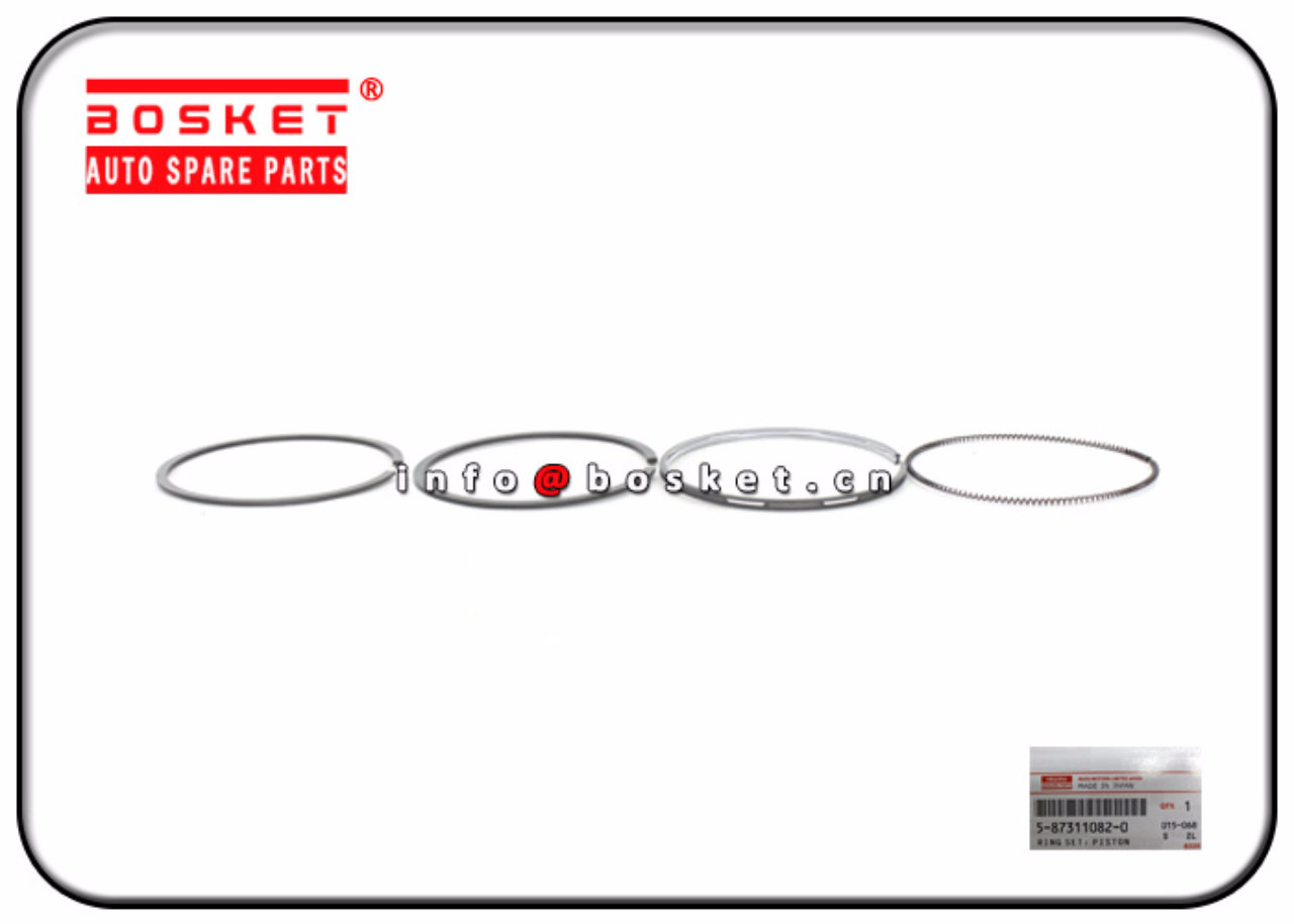 5-87311082-0 8-94247867-1 5873110820 8942478671 Standard Piston Ring Set Suitable for ISUZU 4JB1 NKR