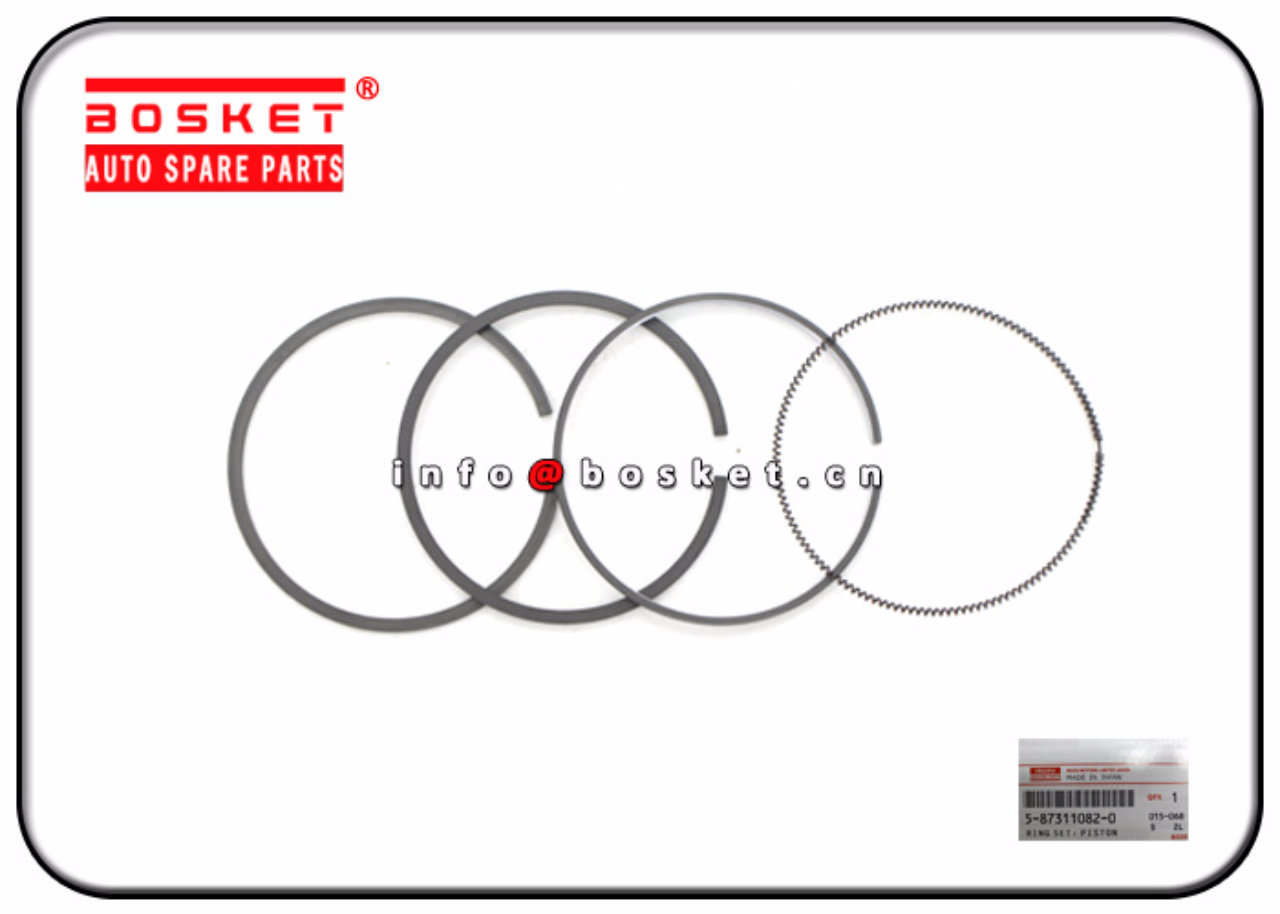 5-87311082-0 8-94247867-1 5873110820 8942478671 Standard Piston Ring Set Suitable for ISUZU 4JB1 NKR