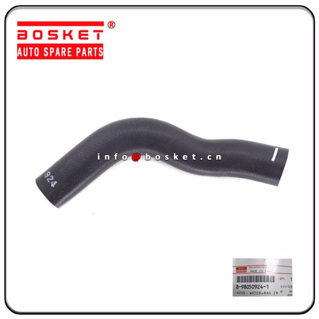  8-98050924-1 8980509241 Rad Inlet Water Hose Suitable for ISUZU FVR FTR