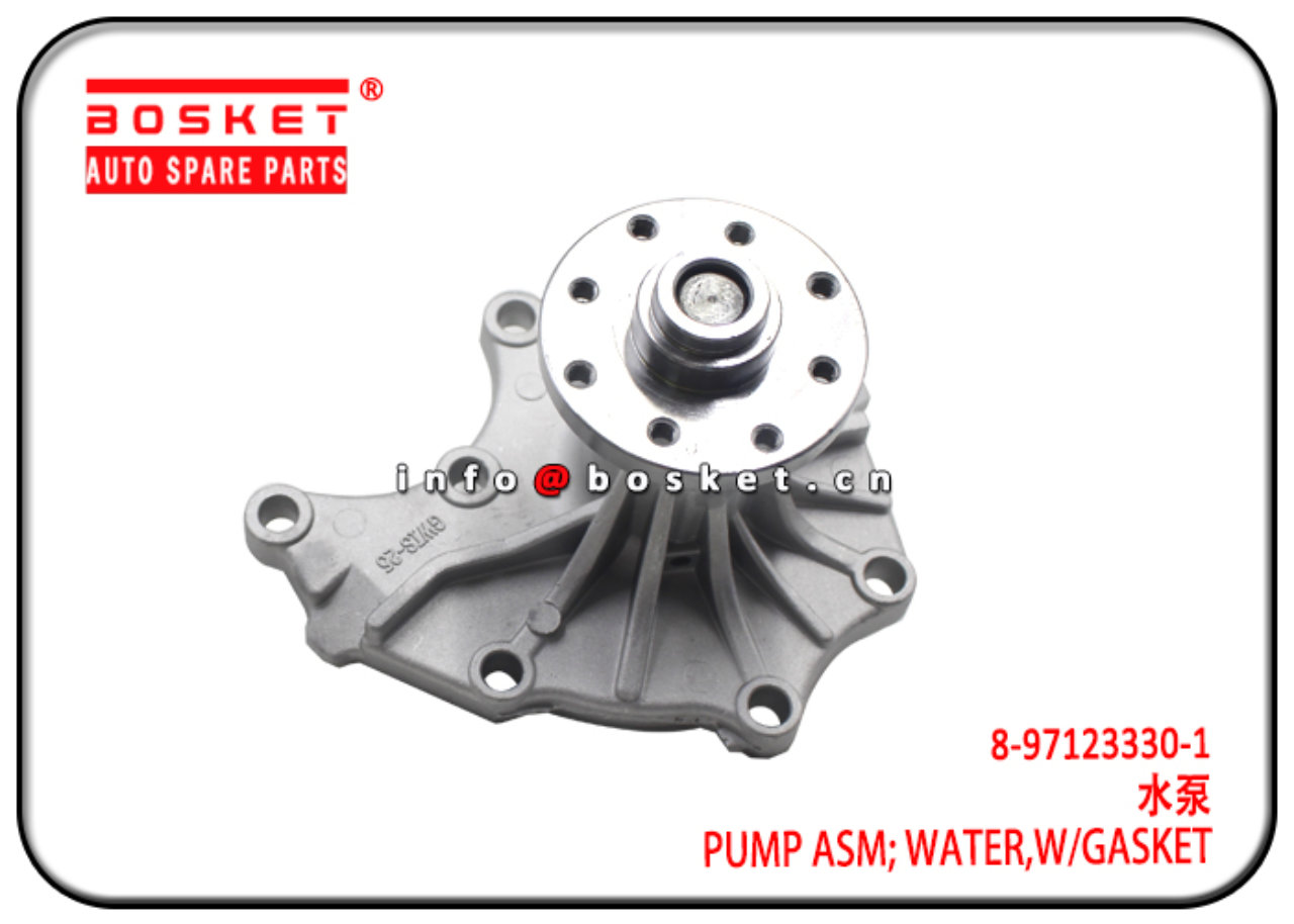 8-97123330-1 8971233301 With Gasket Water Pump Assembly Suitable for ISUZU NHR NPR 4JA1