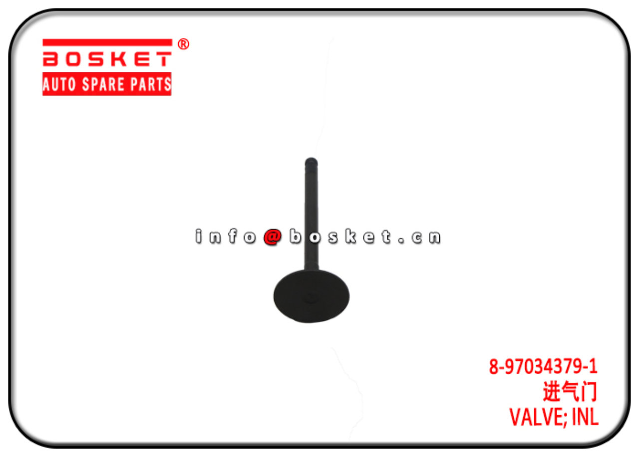 8-97034379-1 8970343791 Inlet Valve Suitable for ISUZU NKR NPR 4BD1 4BG1