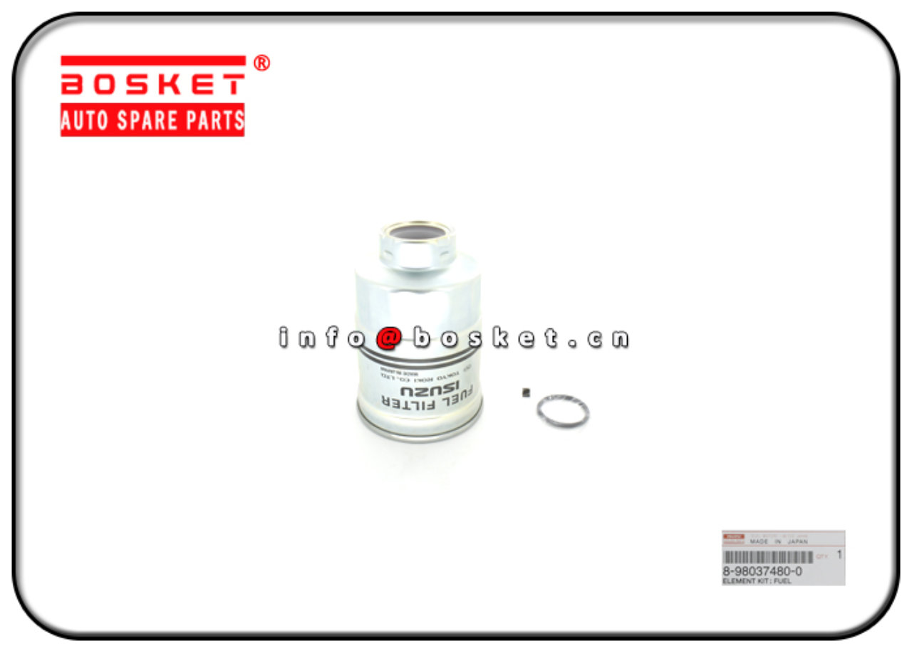 8-98037480-0 8-94369299-3 8980374800 8943692993 Fuel Filter Element Kit Suitable for ISUZU4JH1