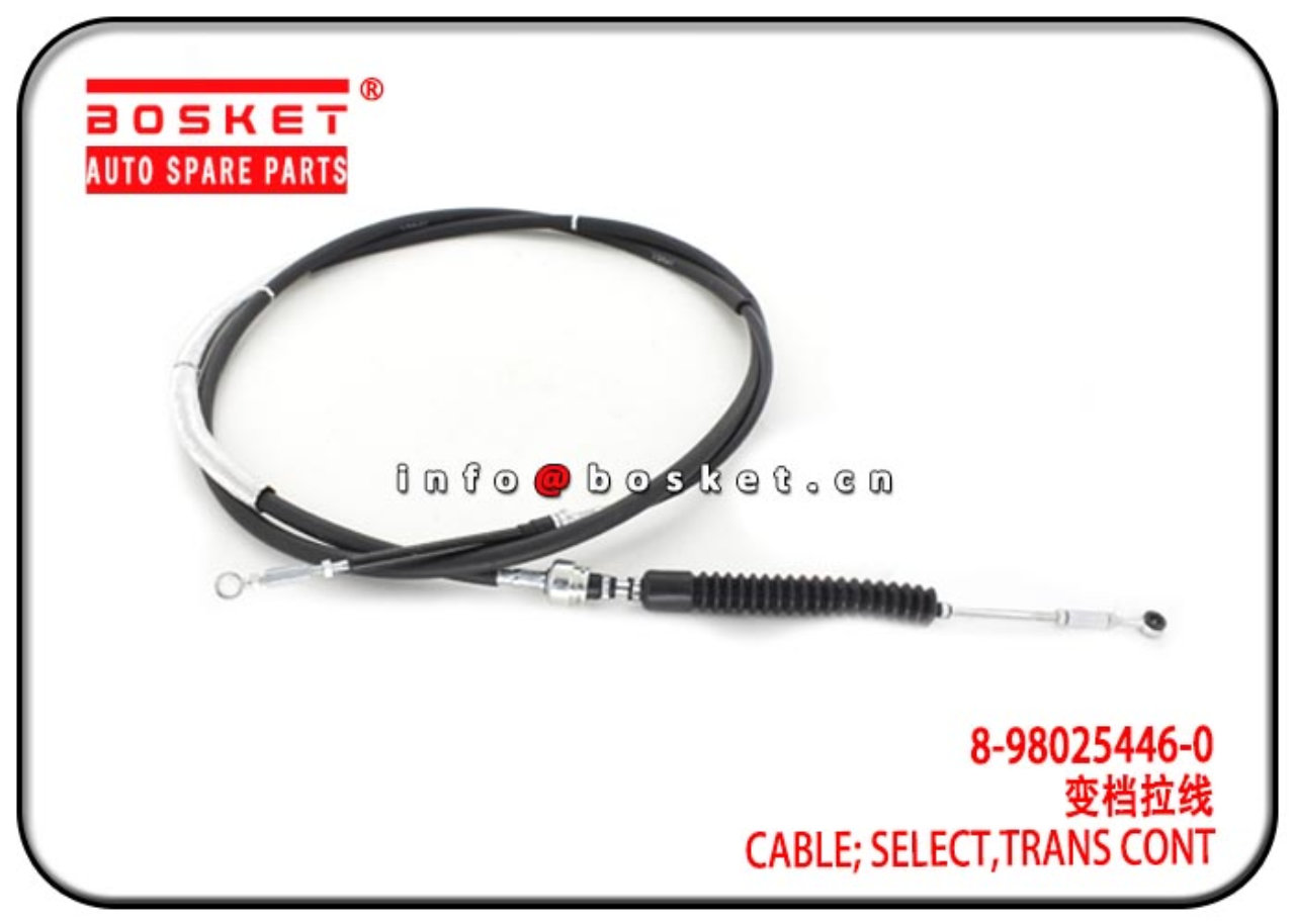  8-98025446-0 8980254460 Transmission Control Select Cable Suitable for  ISUZU ELF 400 500 600 BUS