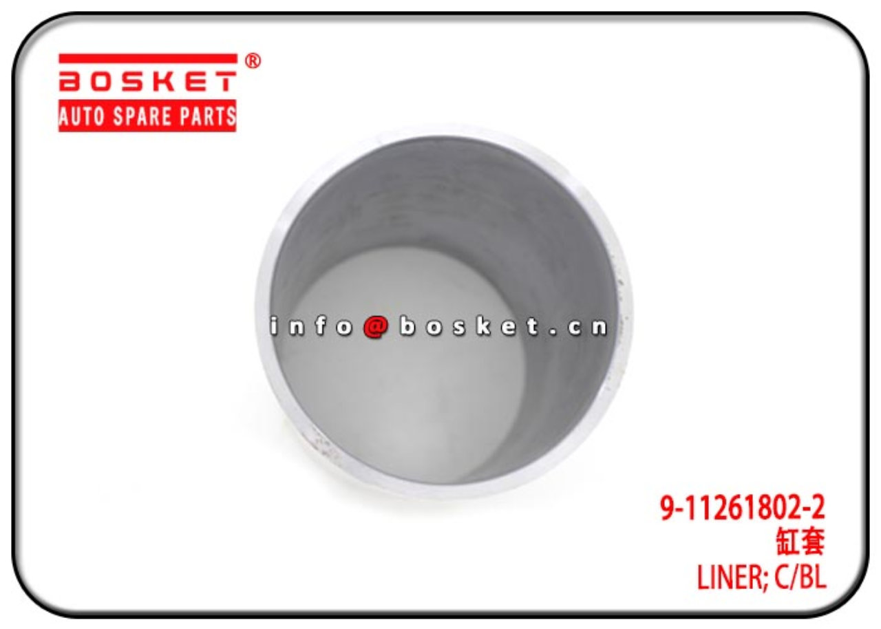  9-11261802-2 9112618022 Cylinder Block Liner Suitable for  ISUZU 4BA1 