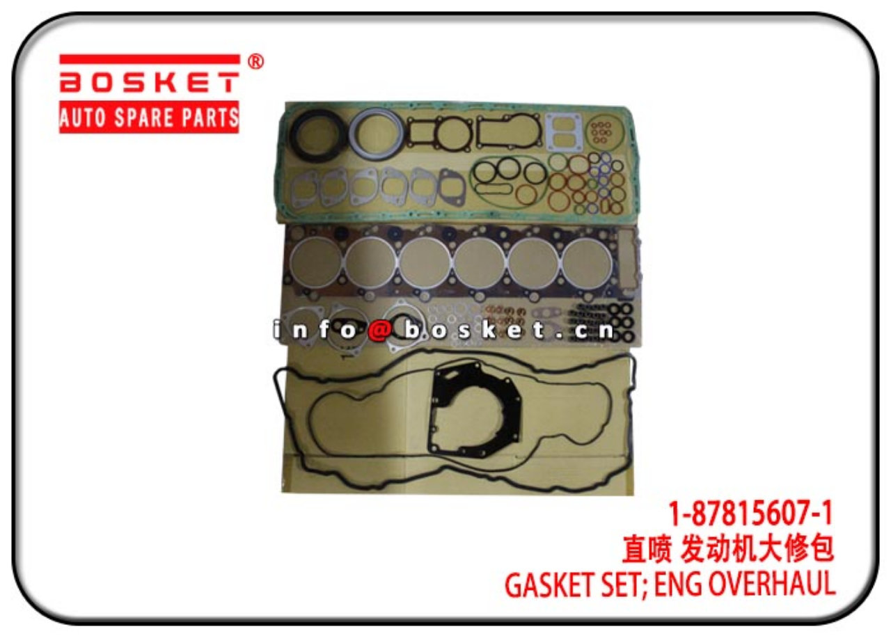 1-87815607-1 1878156071 Engine Overhaul Gasket Set Suitable For ISUZU 6HK1 XE