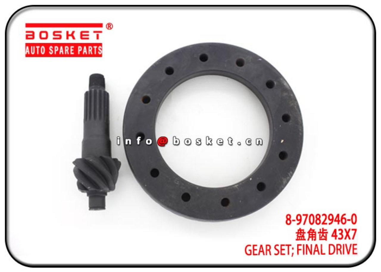 8-97082946-0 8970829460 Final Drive Gear Set Suitable For ISUZU