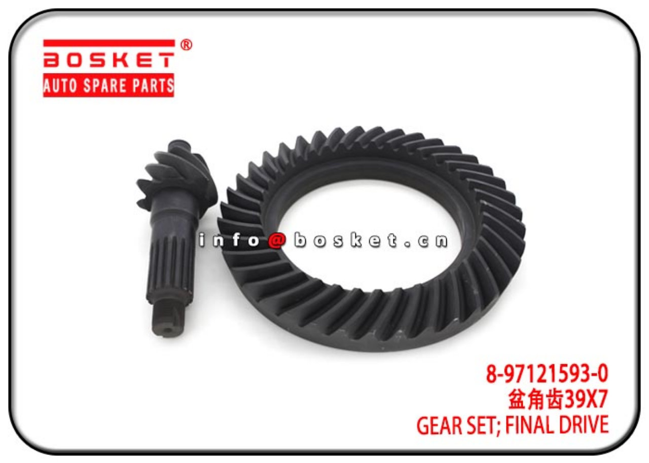 8-97121593-0 8971215930 Final Drive Gear Set Suitable For ISUZU