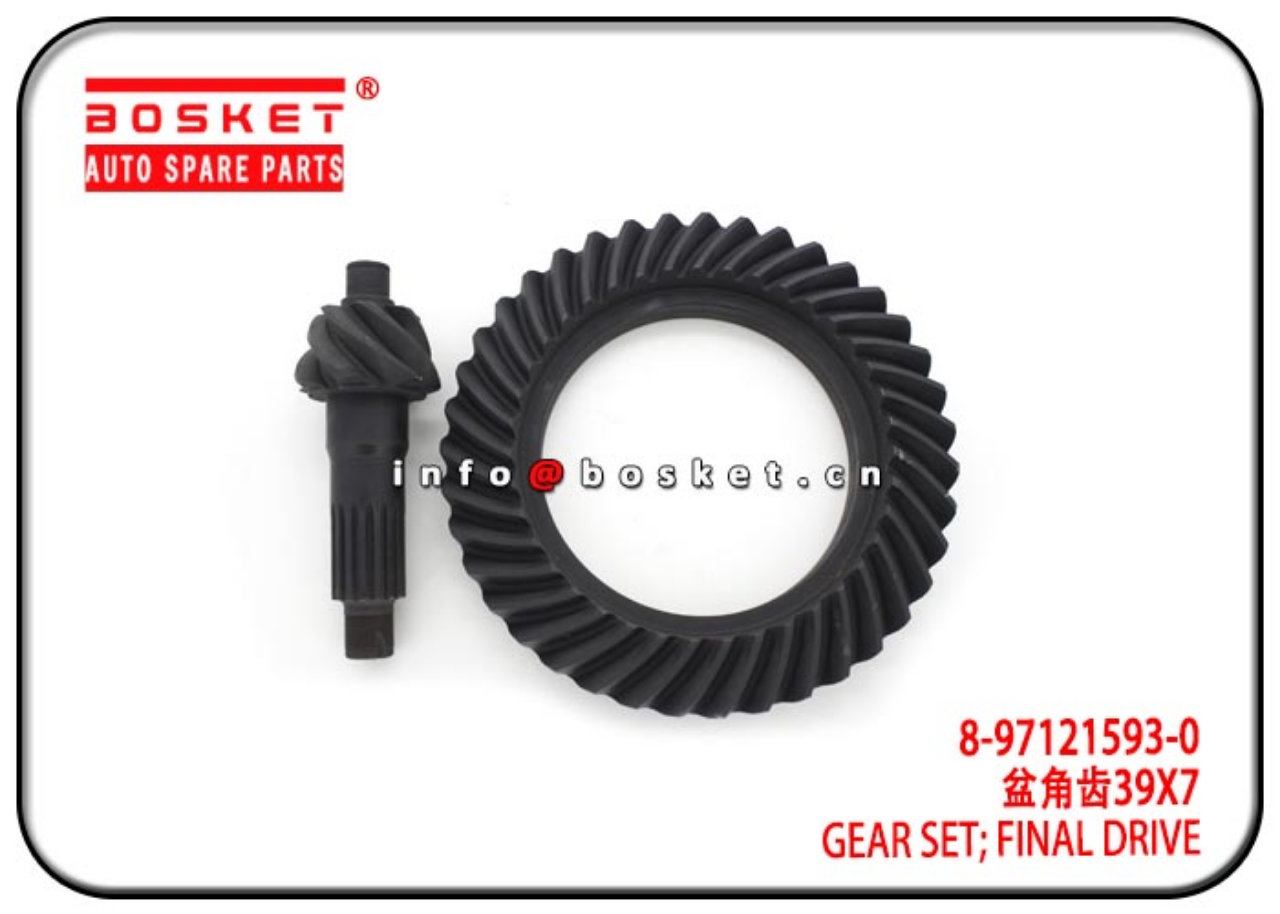 8-97121593-0 8971215930 Final Drive Gear Set Suitable For ISUZU