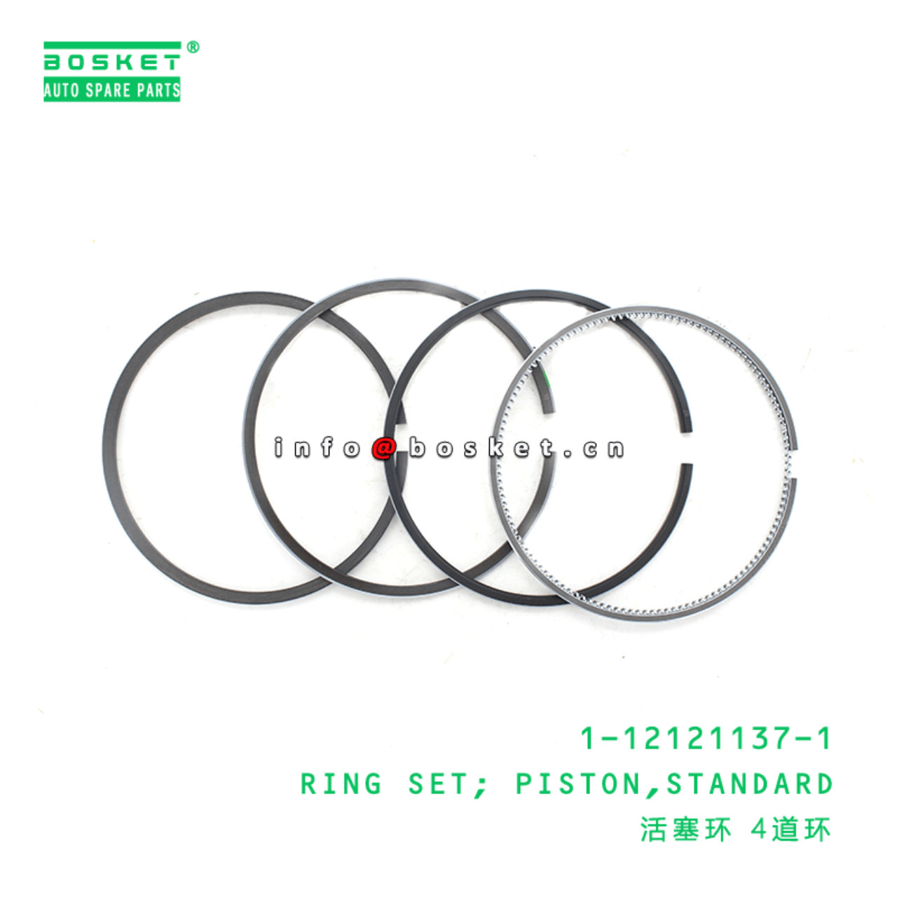 1121211371 1-12121137-1 Standard Piston Ring Set Suitable for ISUZU CXZ CYZ 6SD1T