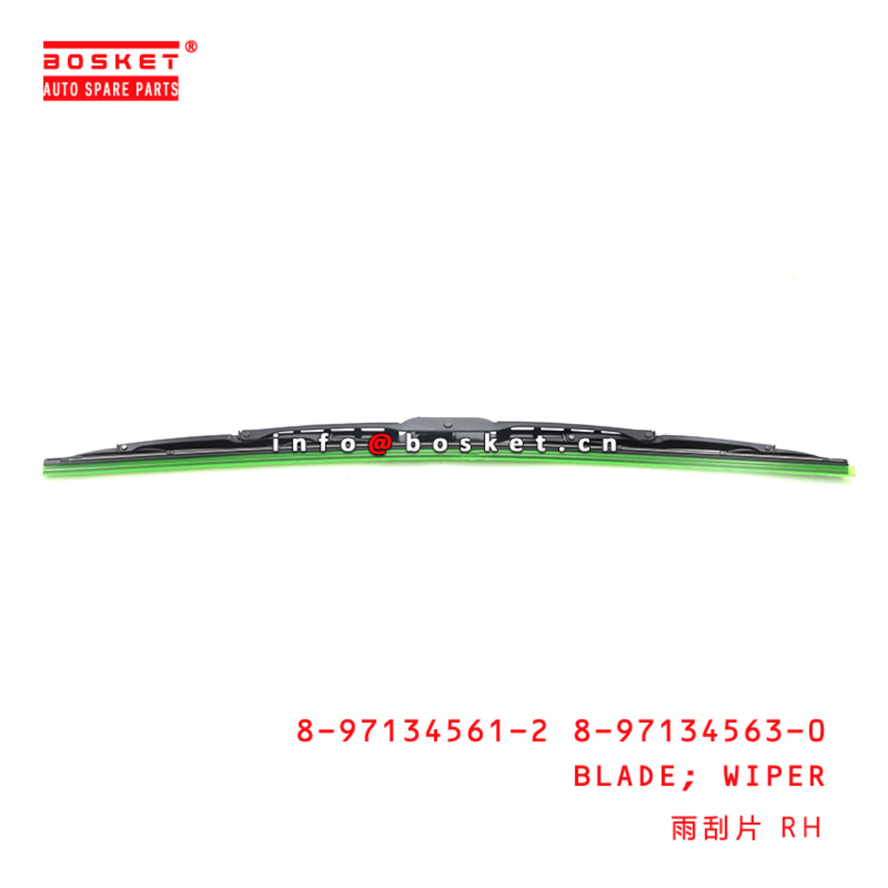 8-97134561-2 8-97134563-0 8971345612 8971345630 Wiper Blade RH Suitable for ISUZU CXZ81 10PE1 