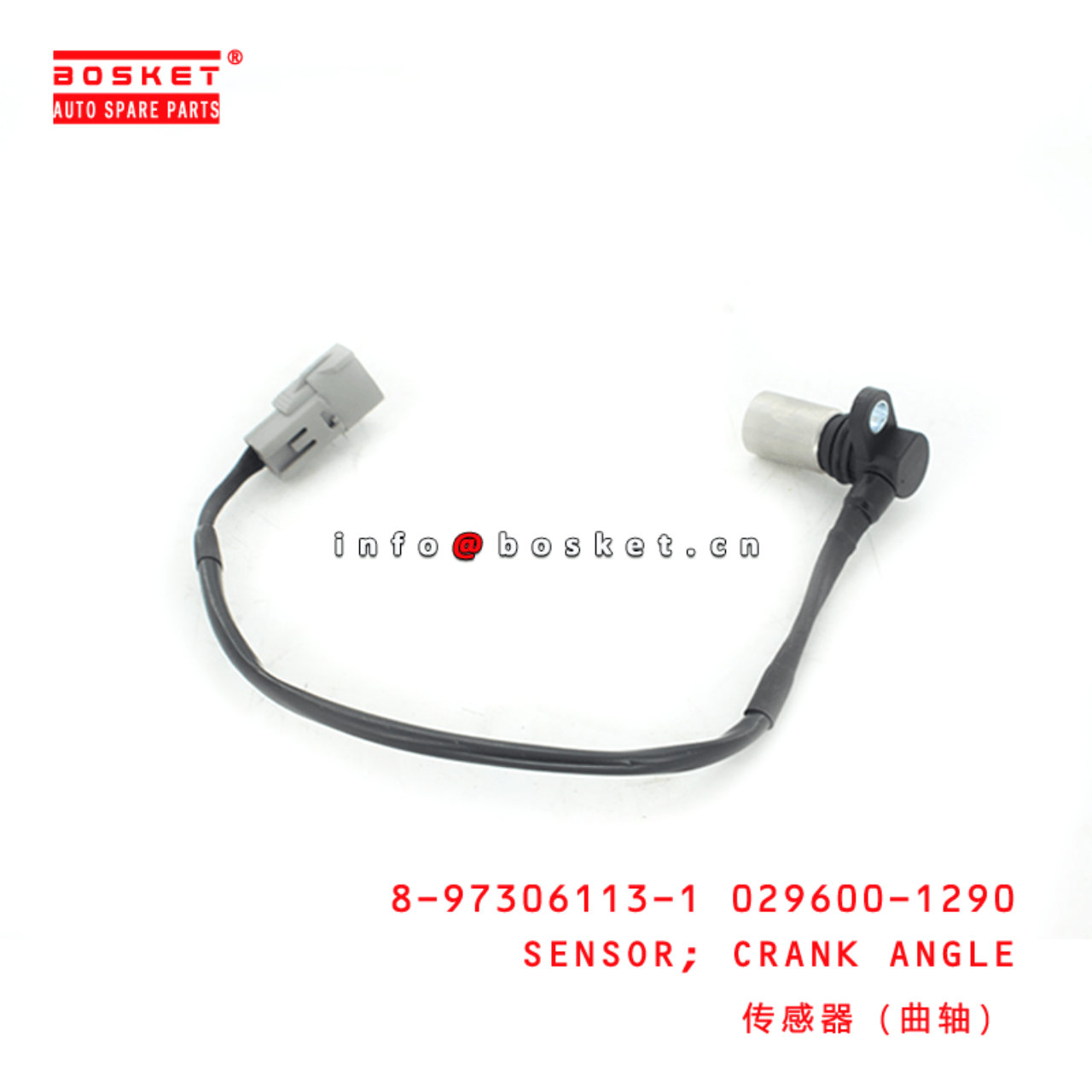 8-97306113-1 029600-1290 8973061131 0296001290 Crankshaft Angle Sensor Suitable for ISUZU NKR NPR 4H