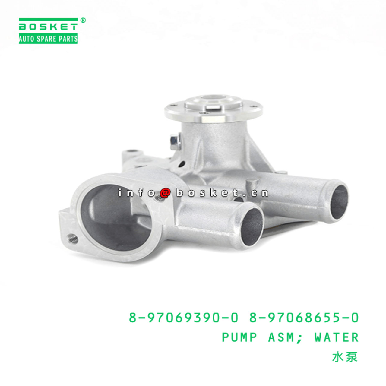 8-97069390-0 8-97068655-0 Water Pump Assembly 8970693900 8970686550 Suitable for ISUZU XD 3KR2