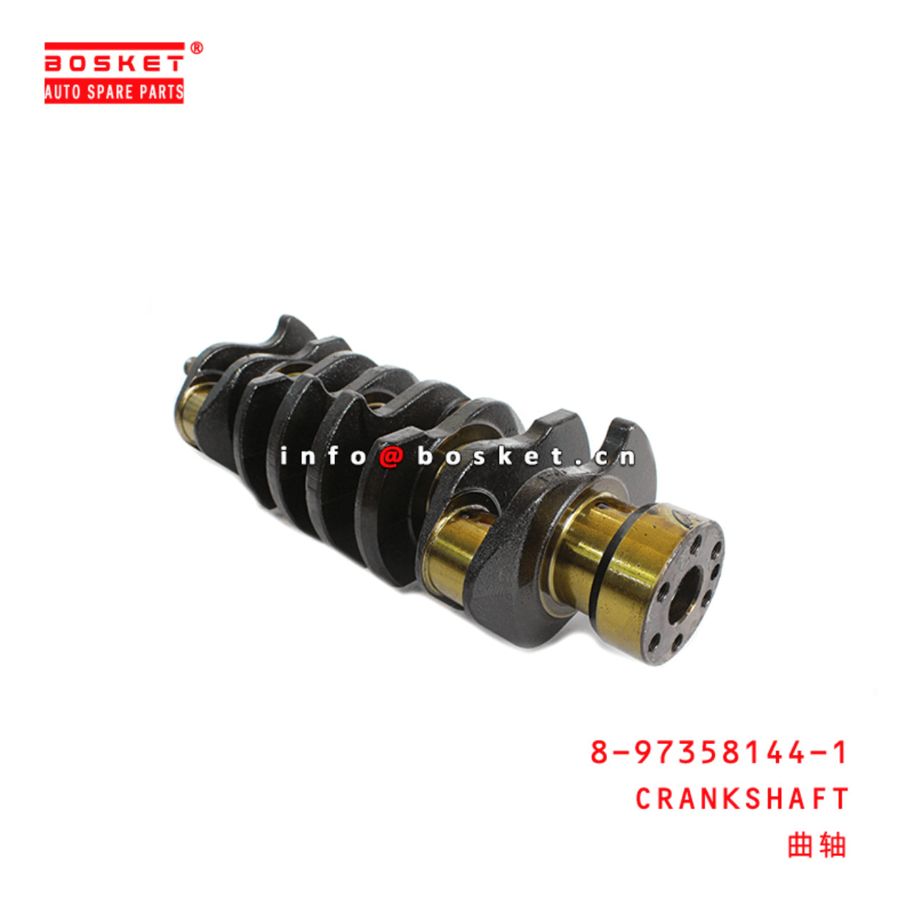 8-97358144-1 Crankshaft Suitable for ISUZU NKR NPR 8973581441