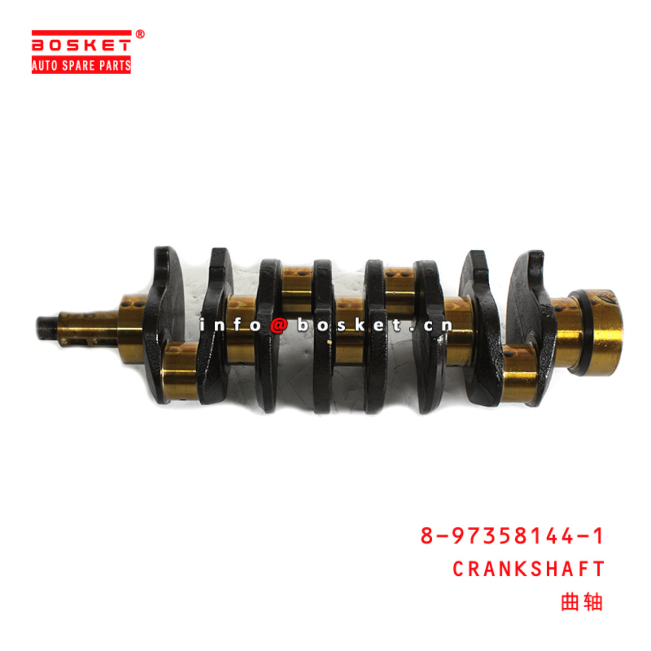 8-97358144-1 Crankshaft Suitable for ISUZU NKR NPR 8973581441