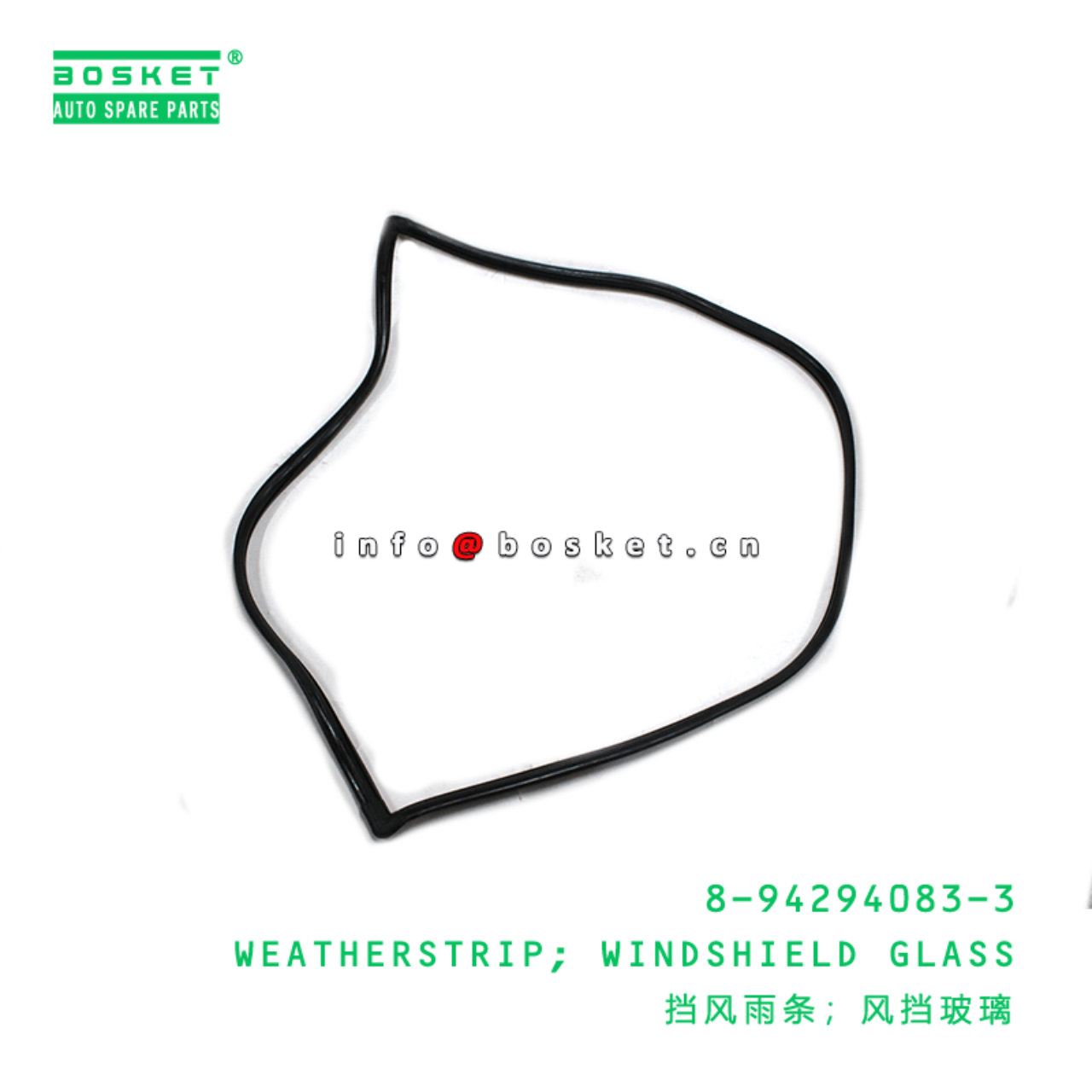 8-94294083-3 Windshield Glass Weatherstrip Suitable for ISUZU UBS 8942940833