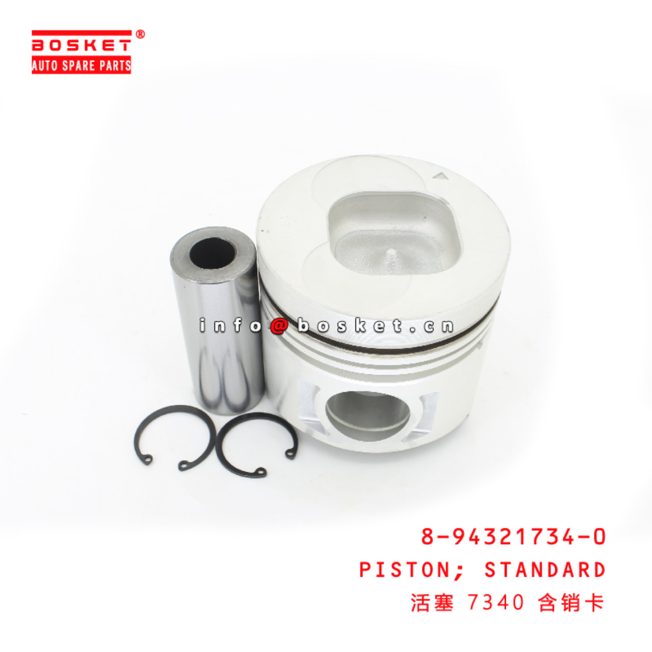 8-94321734-0 Standard Piston suitable for ISUZU NPR59 4BD1 8943217340