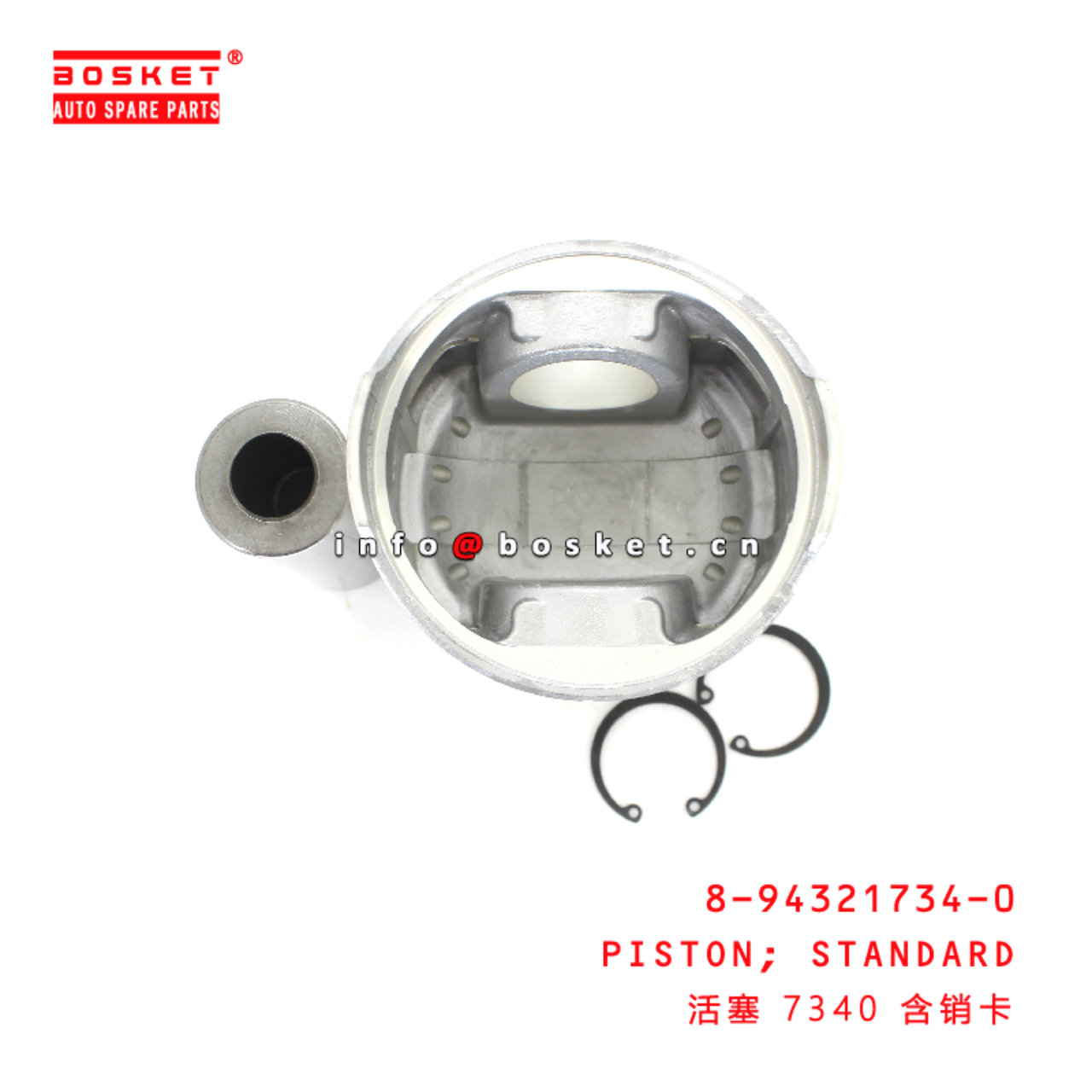 8-94321734-0 Standard Piston suitable for ISUZU NPR59 4BD1 8943217340