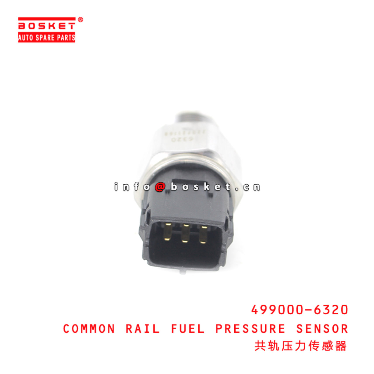 499000-6320 Common Rail Fuel Pressure Sensor Suitable for ISUZU HINO 300