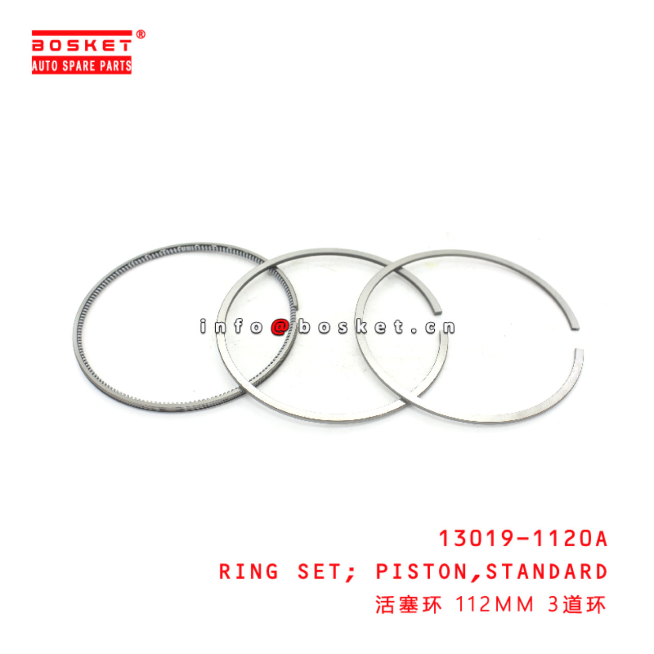 13019-1120A Standard Piston Ring Set suitable for ISUZU HINO500 J08E