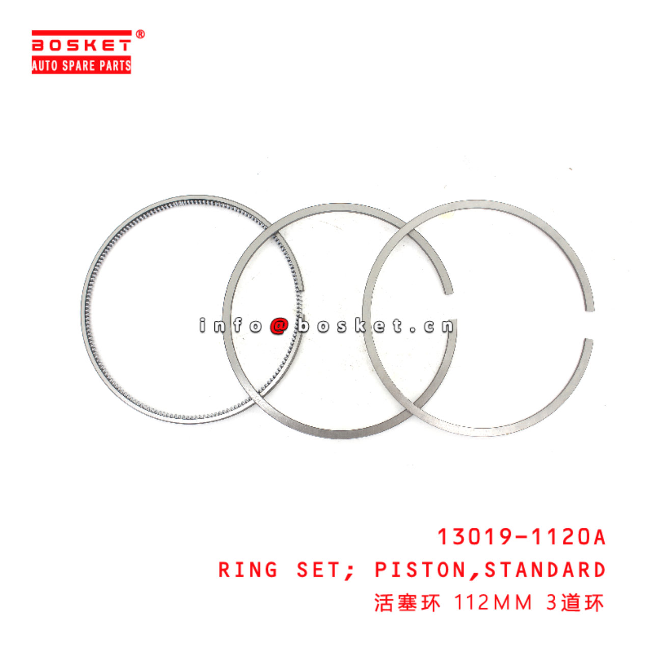 13019-1120A Standard Piston Ring Set suitable for ISUZU HINO500 J08E